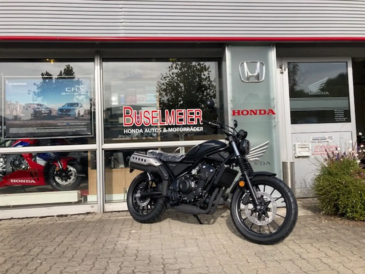 Honda CL 500 , Tageszulasung, mattschwarz Zwart - 1