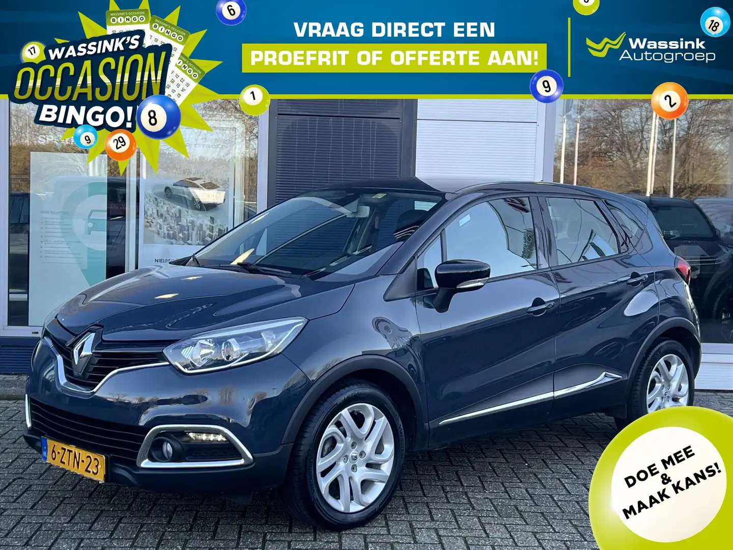 Renault Captur Energy TCe 90PK Dynamique | Climate Control | Trek Blau - 1