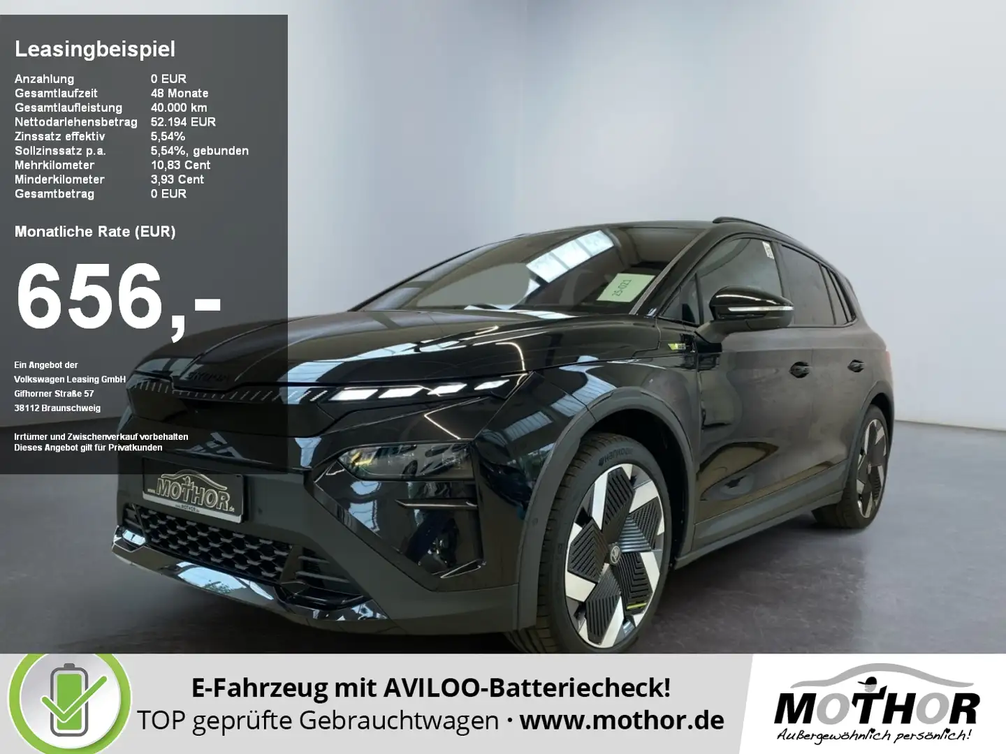 Skoda Elroq RS 84 kWh 4x4 Travel Assist 3xKlima Negru - 1