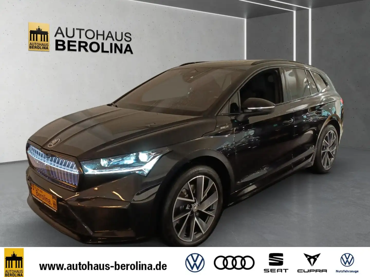 Skoda Enyaq iV 80X 4x4 Sportline *PANO*MATRIX*HuD*ACC* Negro - 2