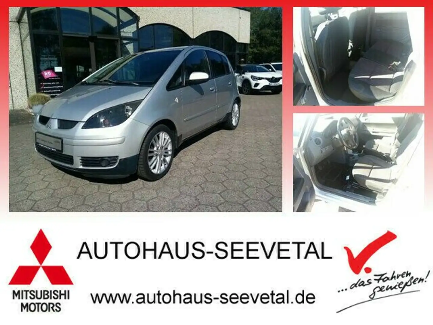 Mitsubishi Colt 1,3 Motion 5 Türer AHK Plateado - 1