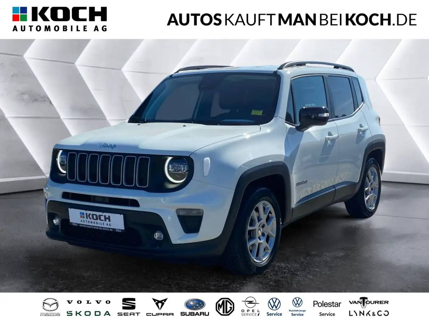 Jeep Renegade 1.5 MultiAir Mild Hybrid S-EDITION LEDER Weiß - 1