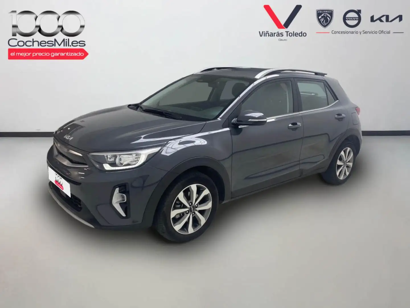 Kia Stonic 1.0 T-GDi Drive 100 Gris - 1