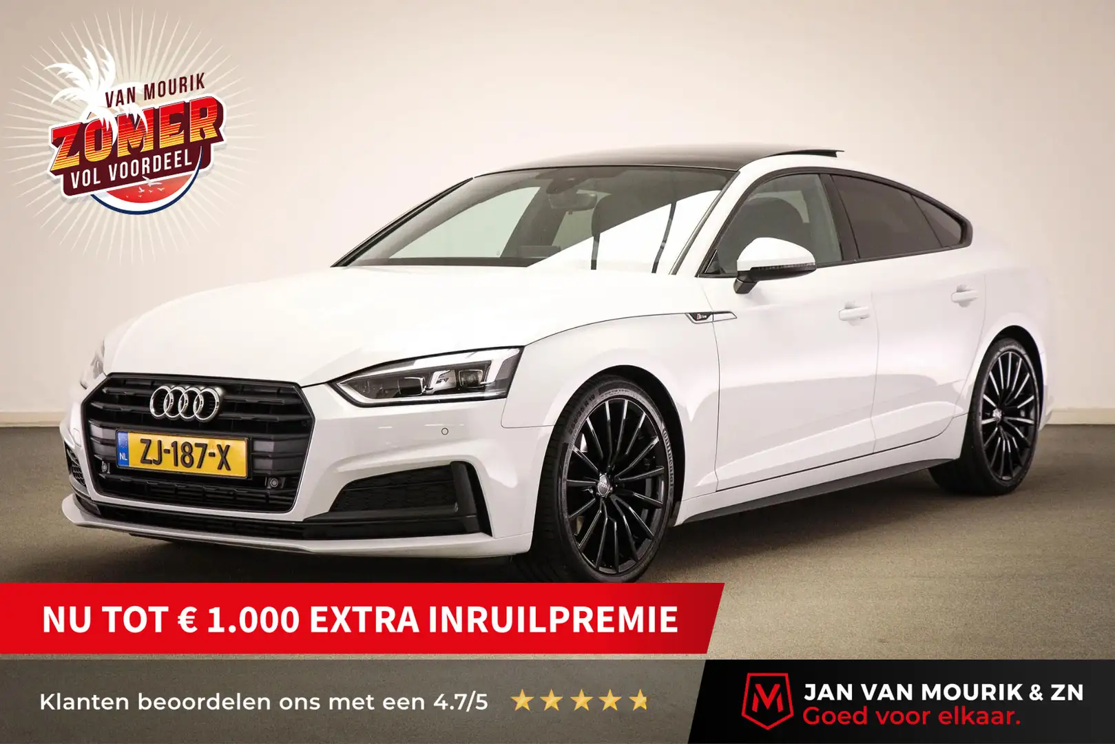 Audi A5 Sportback 35 TFSI Sport S-line edition Wit - 1