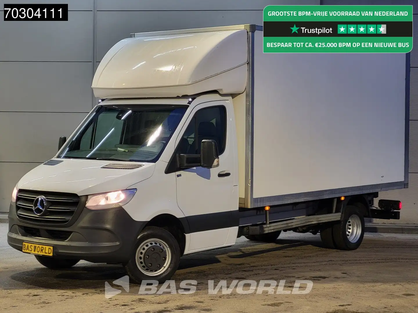 Mercedes-Benz Sprinter 514 CDI Dubbellucht Bakwagen Achterdeuren Airco Cr Blanc - 1