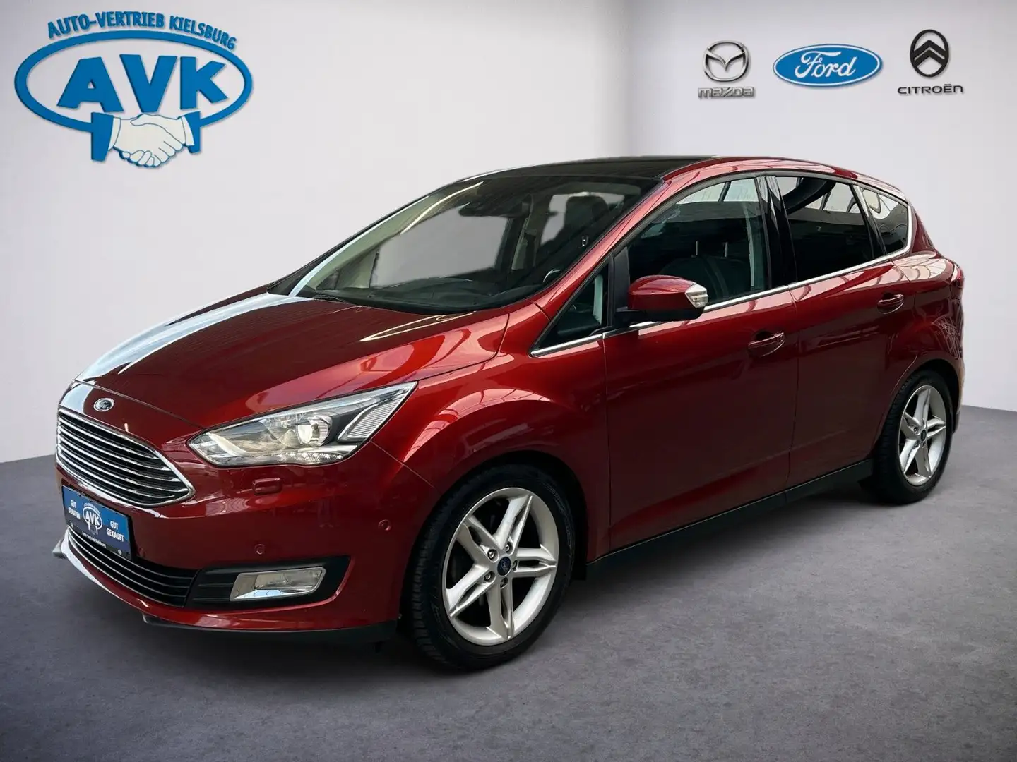 Ford C-Max Titanium Start/Stopp Rouge - 2