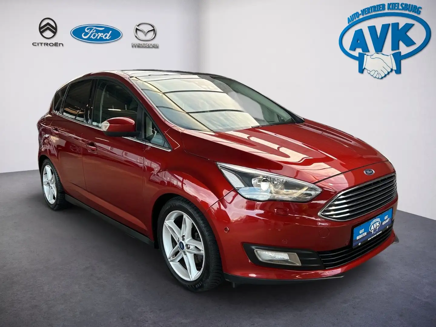Ford C-Max Titanium Start/Stopp Rouge - 1