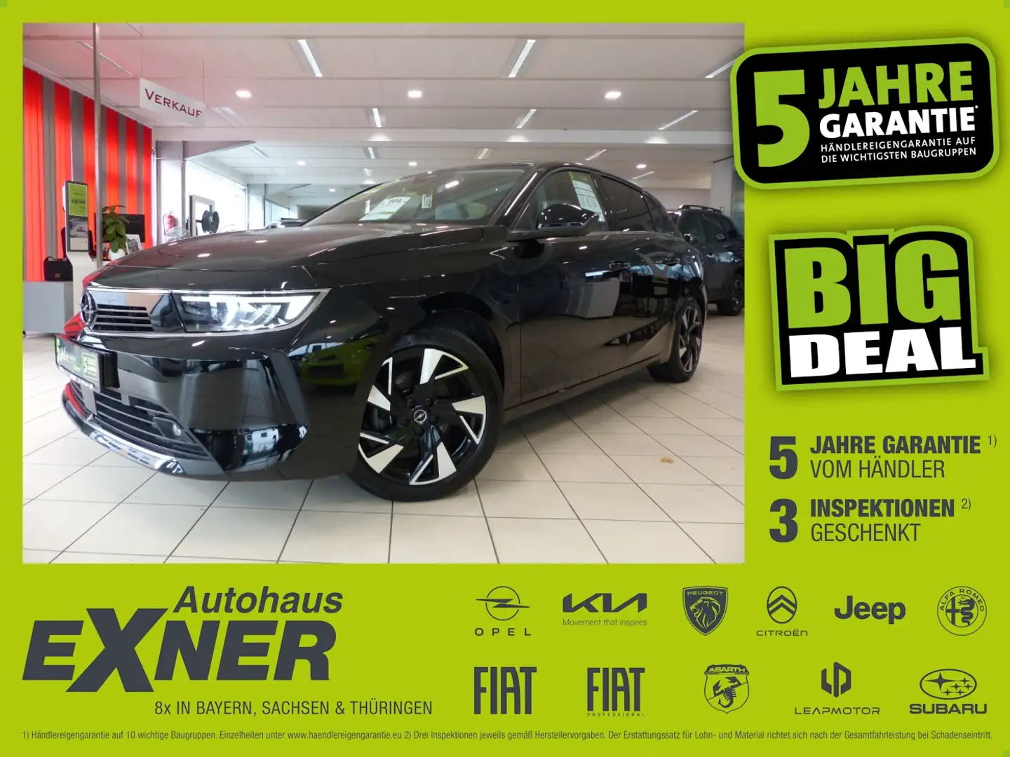 Opel Astra L 1.2 Turbo ELEGANCE LED+Navi+NEUES MODELL Negro - 1