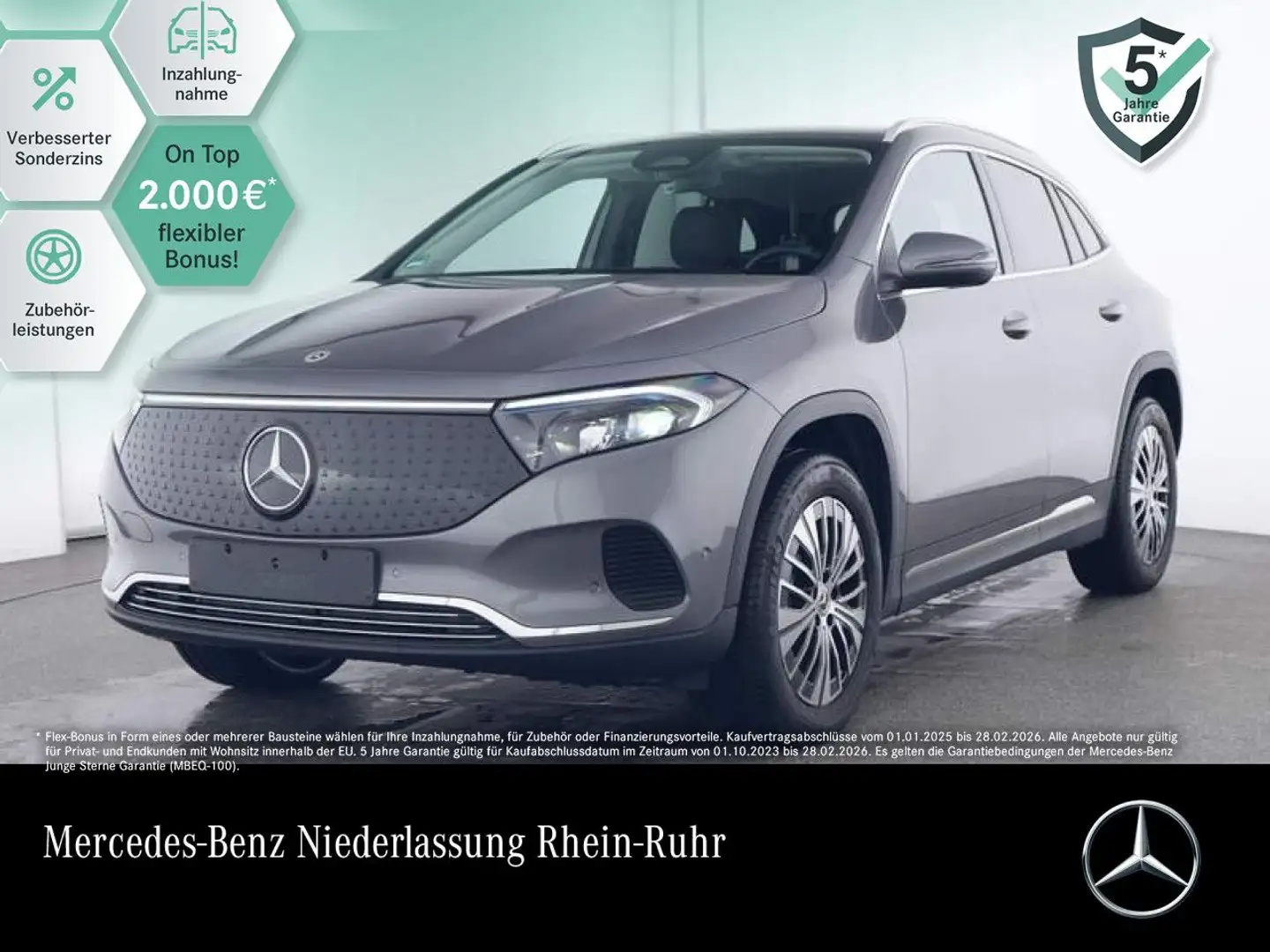 Mercedes-Benz EQA 250 PROG+ADVANCED+PANO+KAMERA+SPUR Grau - 1