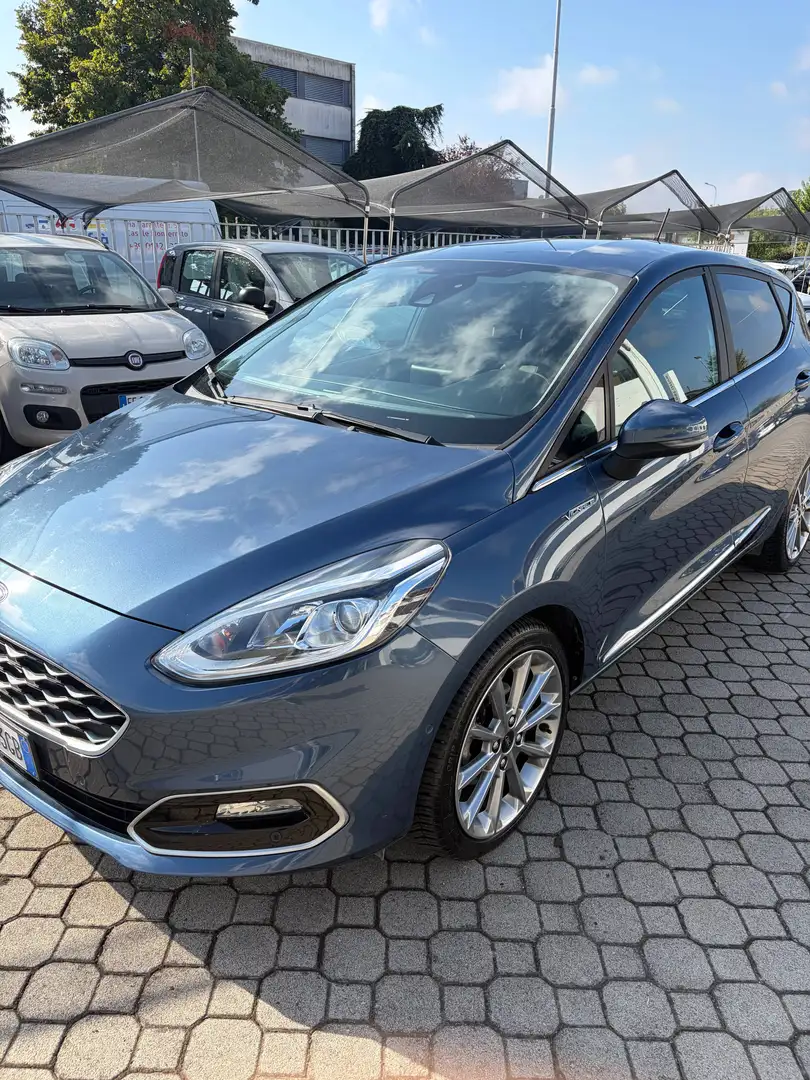 Ford Fiesta Fiesta VII 2017 5p 5p 1.0 ecoboost Vignale s Azul - 1