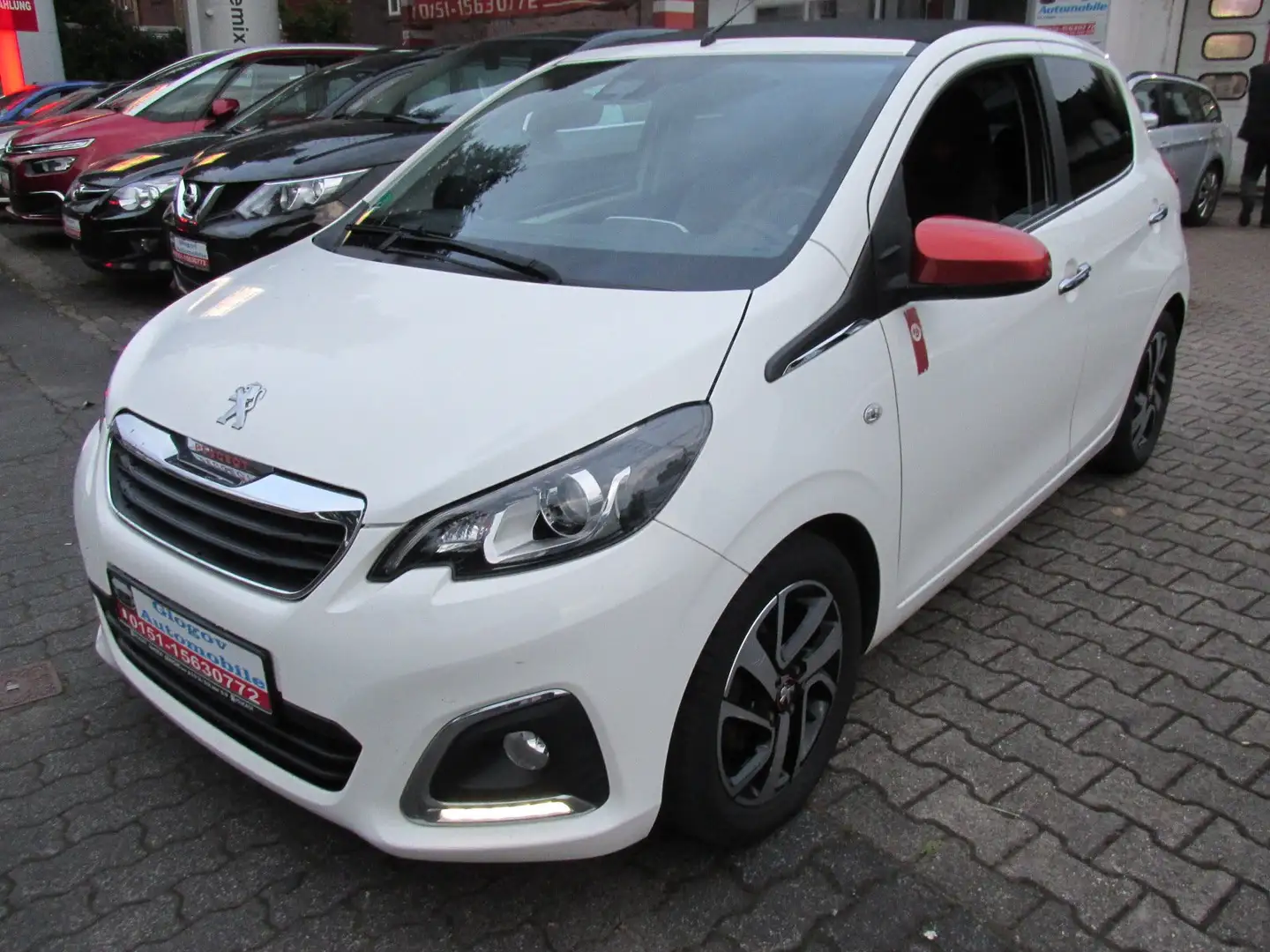 Peugeot 108 1.2 Roland Garros*KLIMA*KAMERA*EURO 6*VIEL EXTRAS Weiß - 1