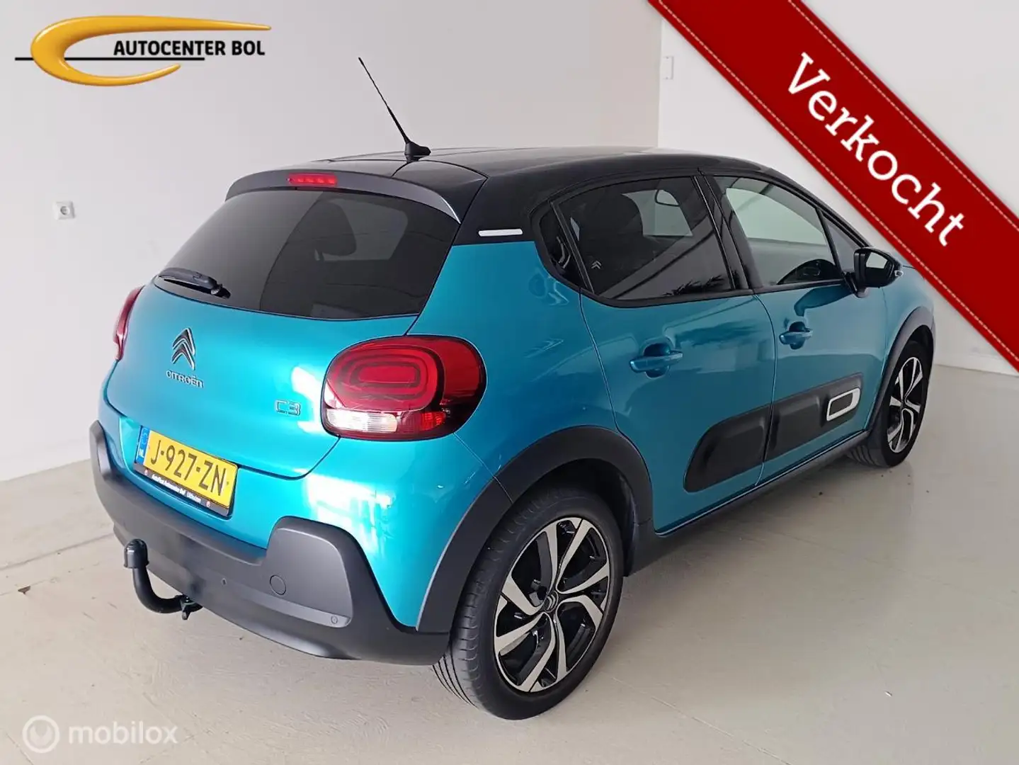 Citroen C3 1.2 Shine Trekhaak Clc|Crc|DAB|Navigatie Blauw - 2