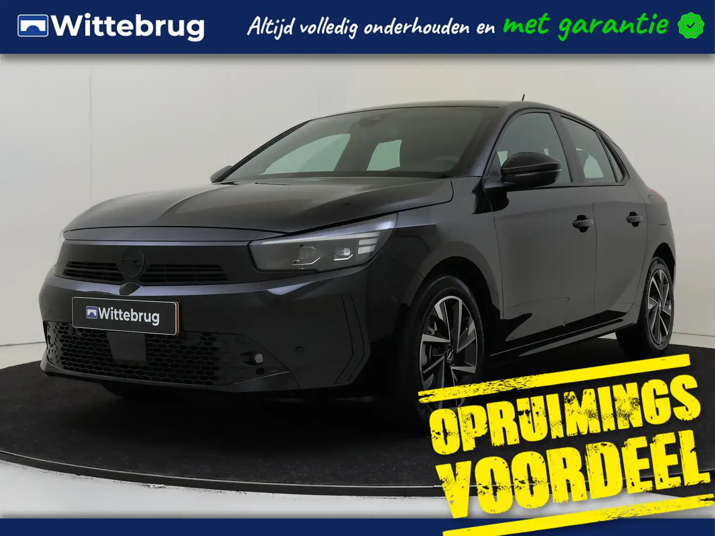 Opel Corsa 1.2 136PK Turbo Hybrid GS UITVERKOOP !!! Zwart - 1