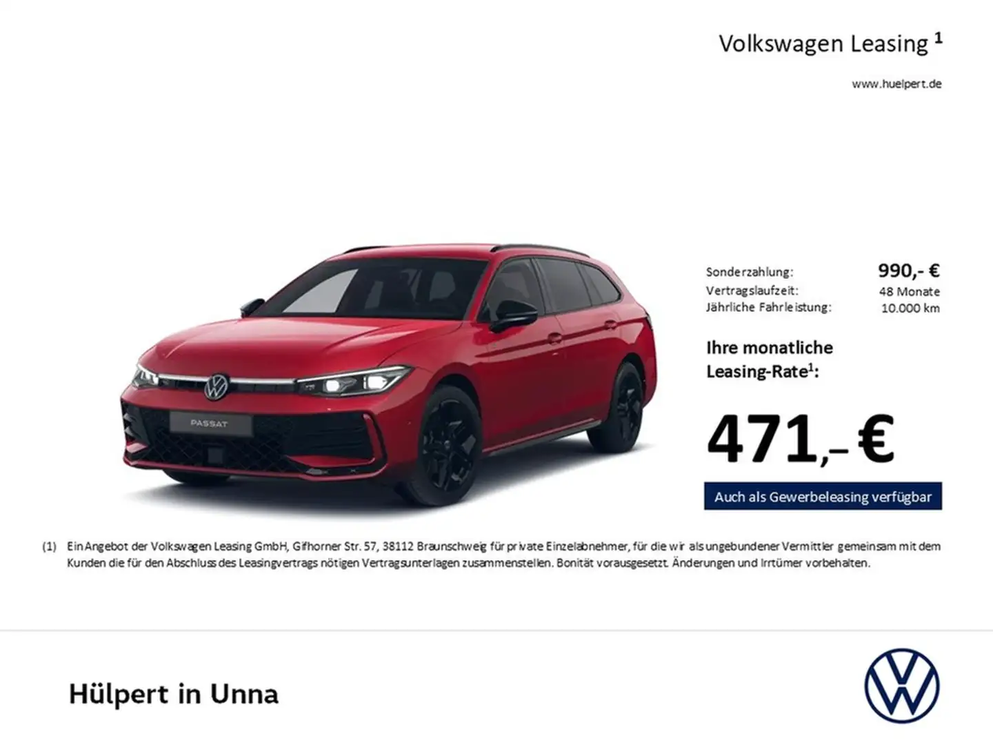 Volkswagen Passat Variant R-LINE BLACK STYLE NAVI AHK CAM Rot - 2
