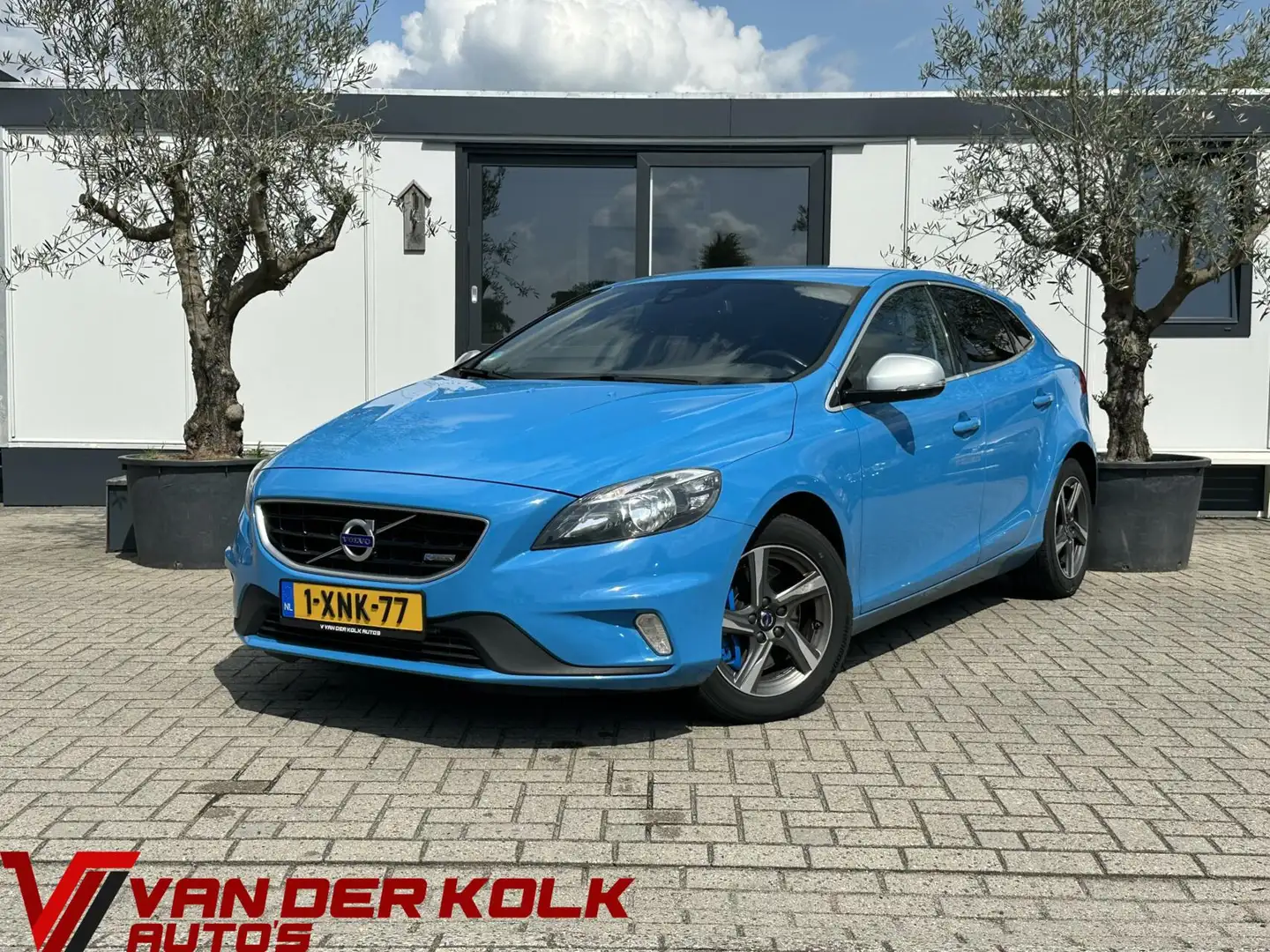 Volvo V40 2.0 D4 R-Design Business Leder Navi Climate Cruise Bleu - 1