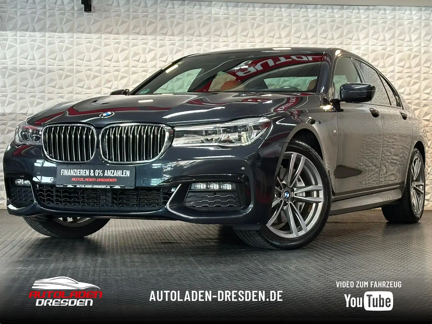BMW 730 d M SPORT PAKET SHADOW* LED#HUD#SHZ#LUFT#SPUR Gris - 1