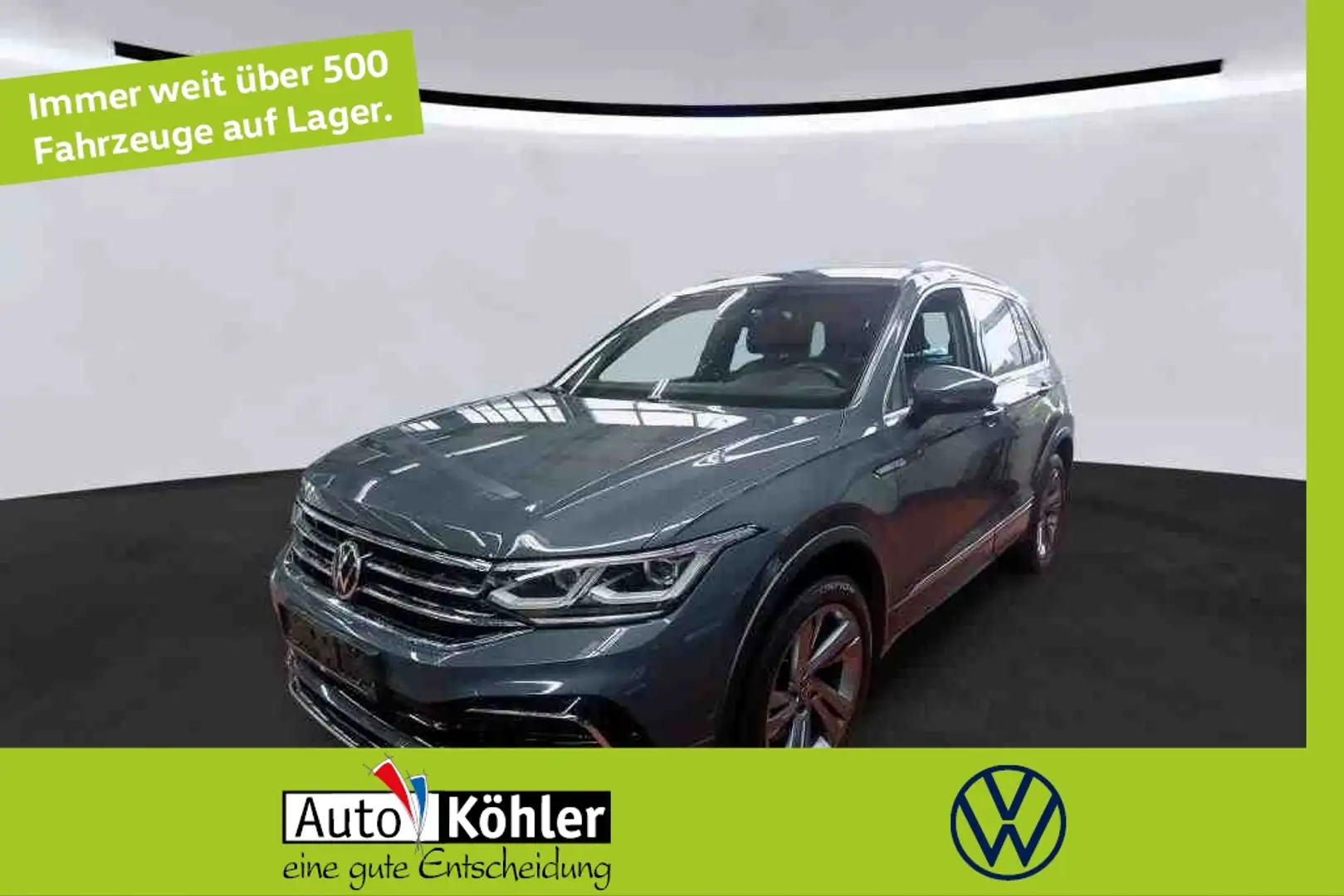 Volkswagen Tiguan R-Line TDi DSG 4M Black/Matrix/CarPlay Grau - 1