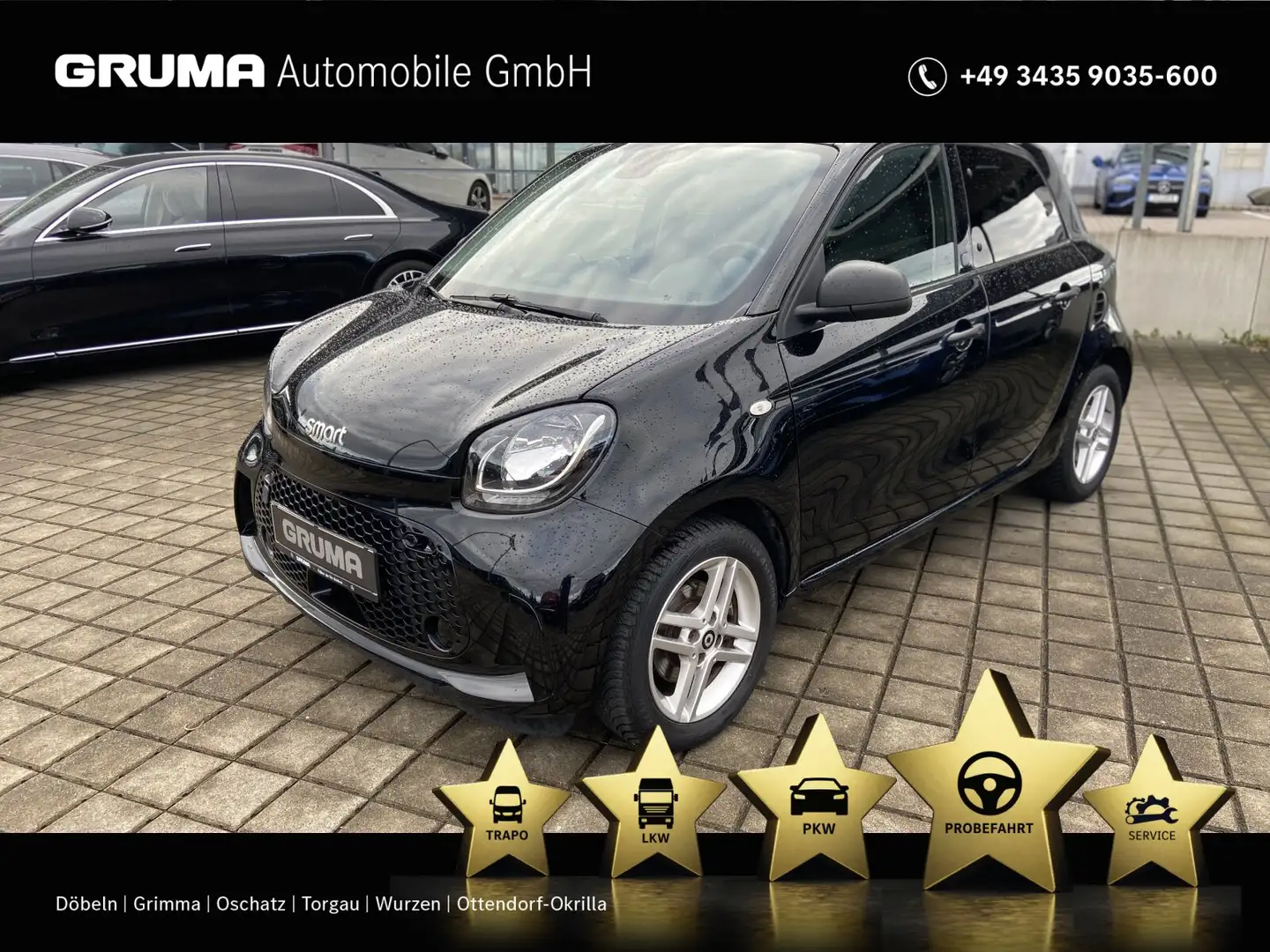 smart forFour smart EQ forfour Premium+22kW.Lader+Kamera+CarPl Schwarz - 1
