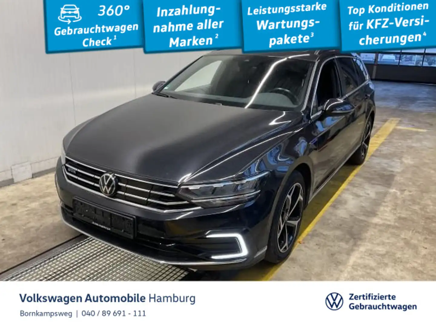 Volkswagen Passat Variant 1.4 TSI Hybrid GTE DSG AHK Navi Schwarz - 1