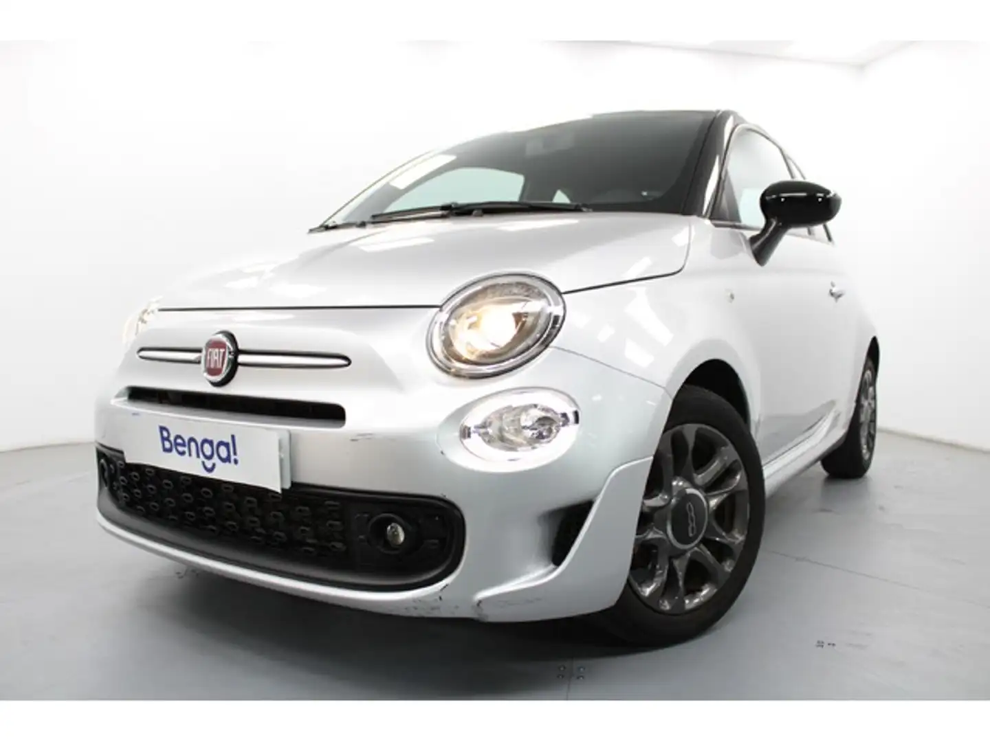 Fiat 500 1.0 Hybrid Cult 52kW Zwart - 2
