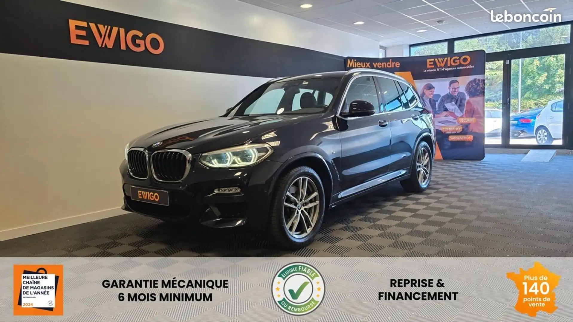 BMW X3 25d 2.0 231 m-sport xdrive bva %2B entretien Bleu - 1