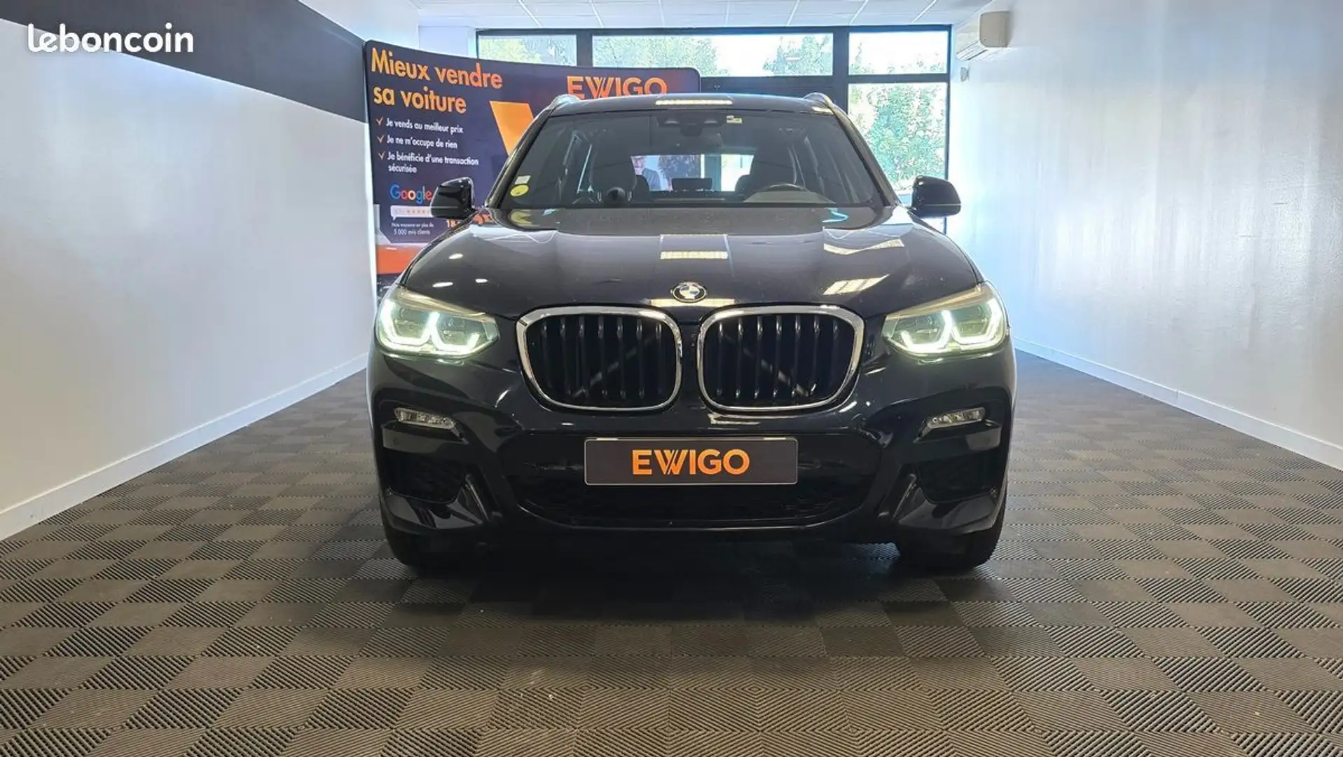BMW X3 25d 2.0 231 m-sport xdrive bva %2B entretien Bleu - 2