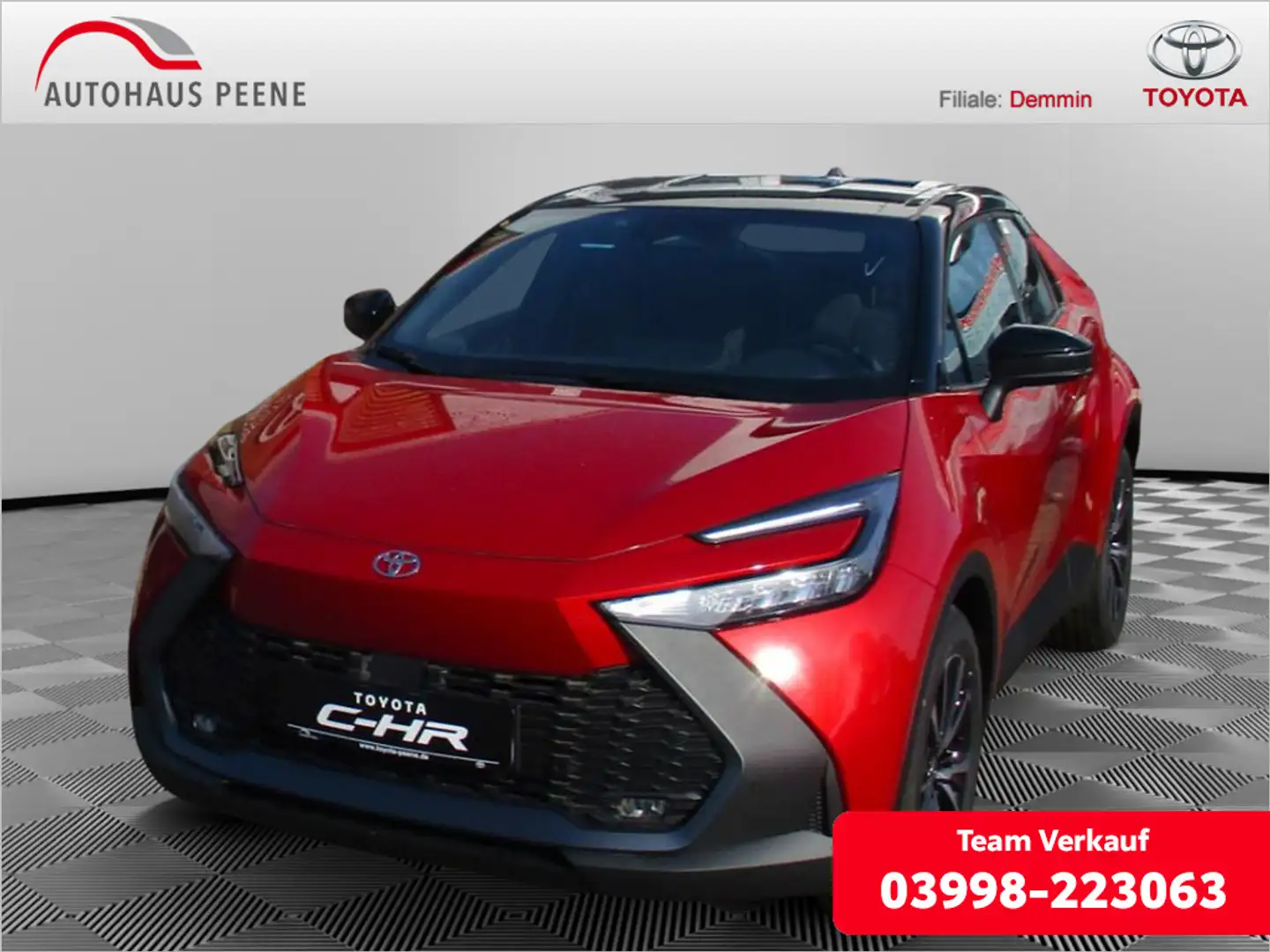 Toyota C-HR 2.0 Hybrid FWD Team Deutschland Rosso - 1