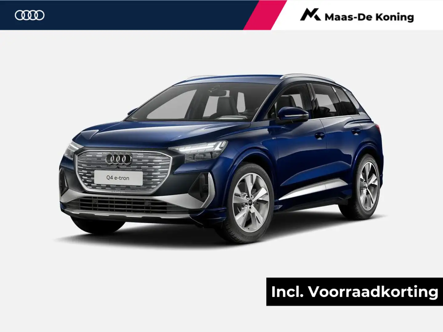 Audi Q4 e-tron 40 S Edition 204 PK · Assistentiepakket plus · Com Bleu - 1