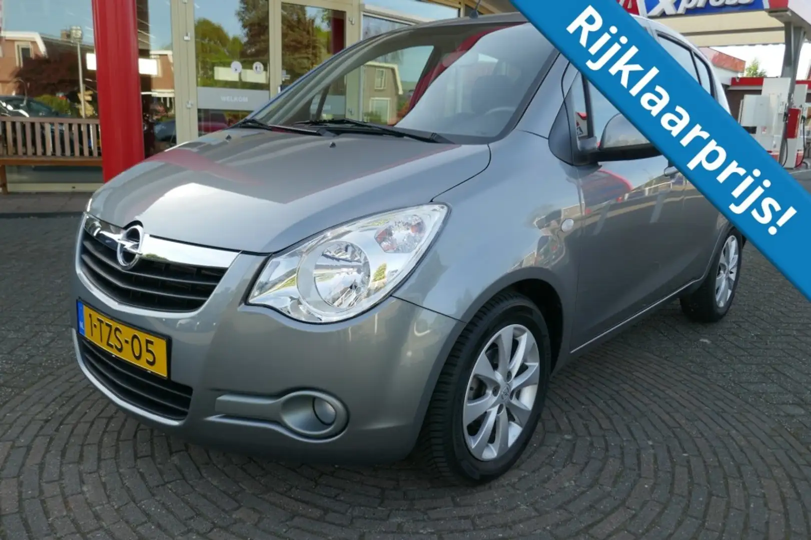 Opel Agila 1.2 Edition AUTOMAAT,   AC, NAP Grijs - 1