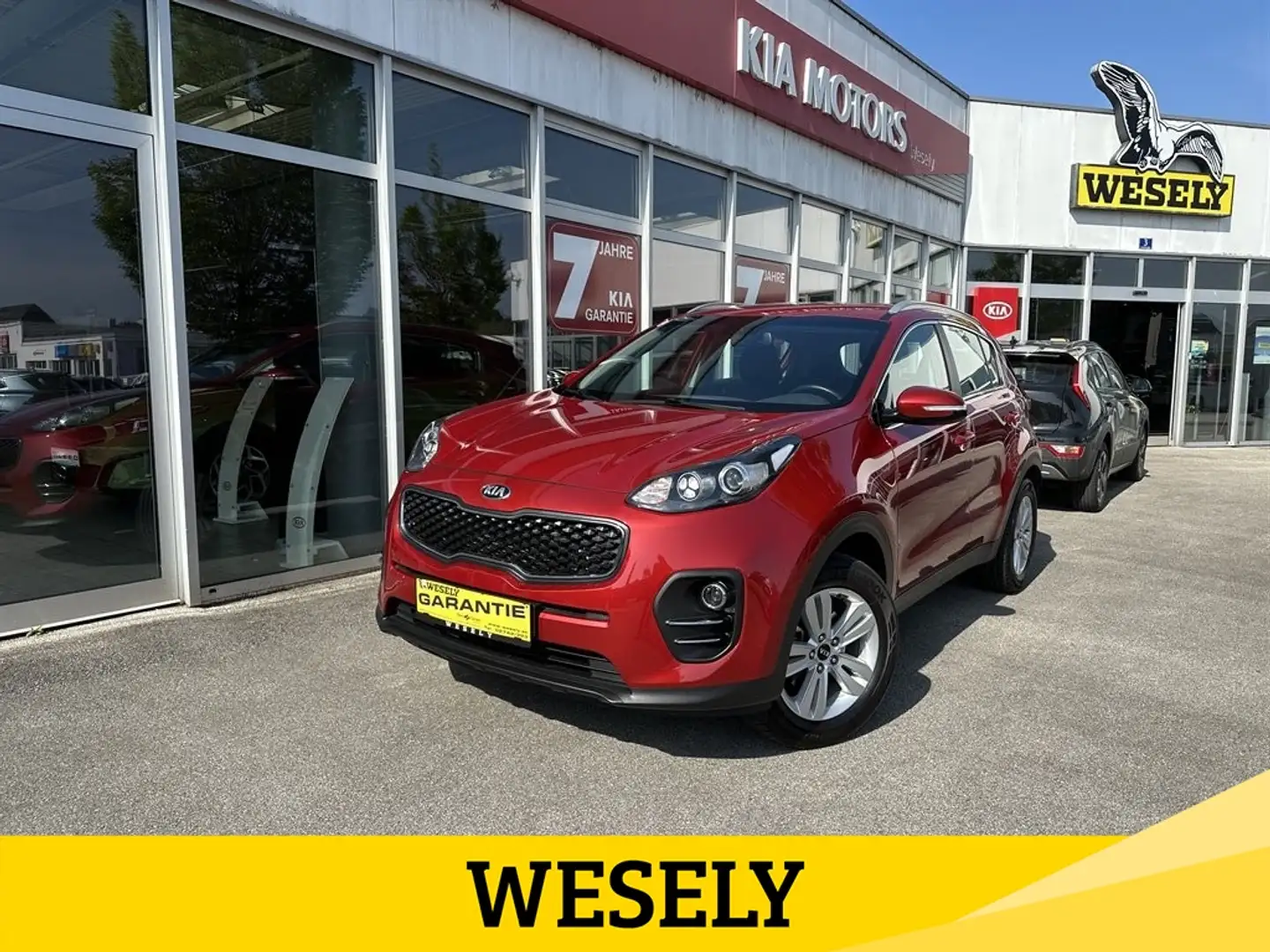 Kia Sportage 1,7 CRDI ISG Silber Rot - 1