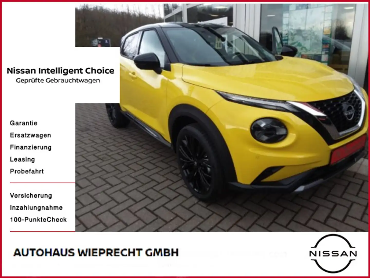 Nissan Juke 1.0 DIG-N-Sport Tageszulassung Gelb - 1