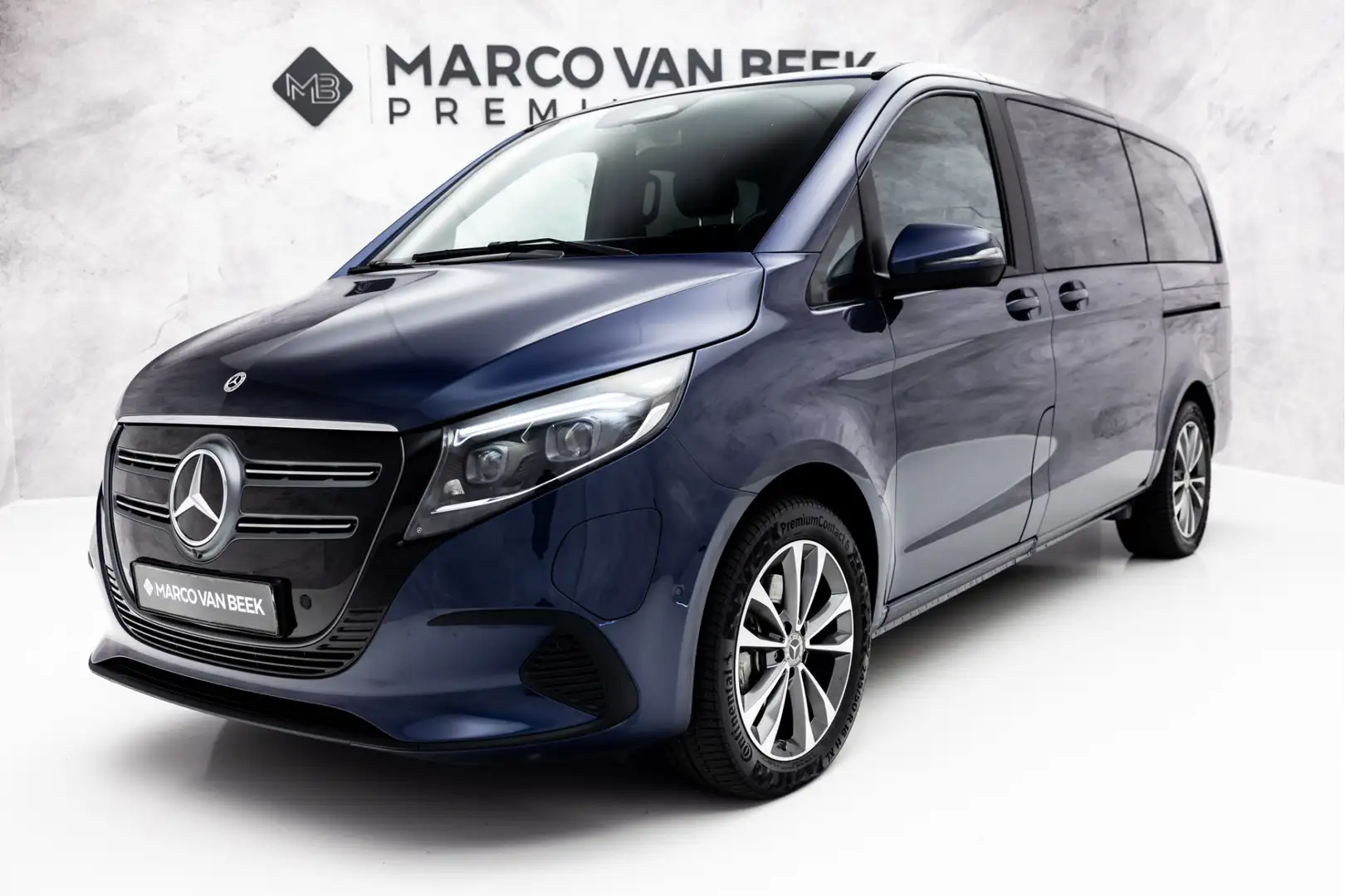 Mercedes-Benz EQV 300 L2 Avantgarde 90 kWh 7P Nieuw Model | Luchtvering Blauw - 1