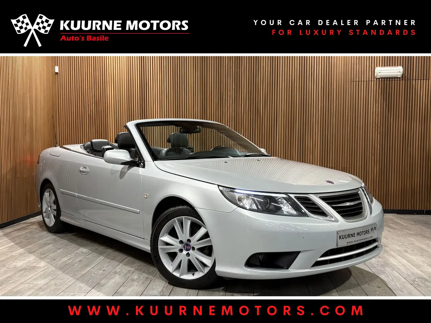 Saab 9-3 1.8t Cabrio Vector Youngtimer perfecte staat Silber - 1