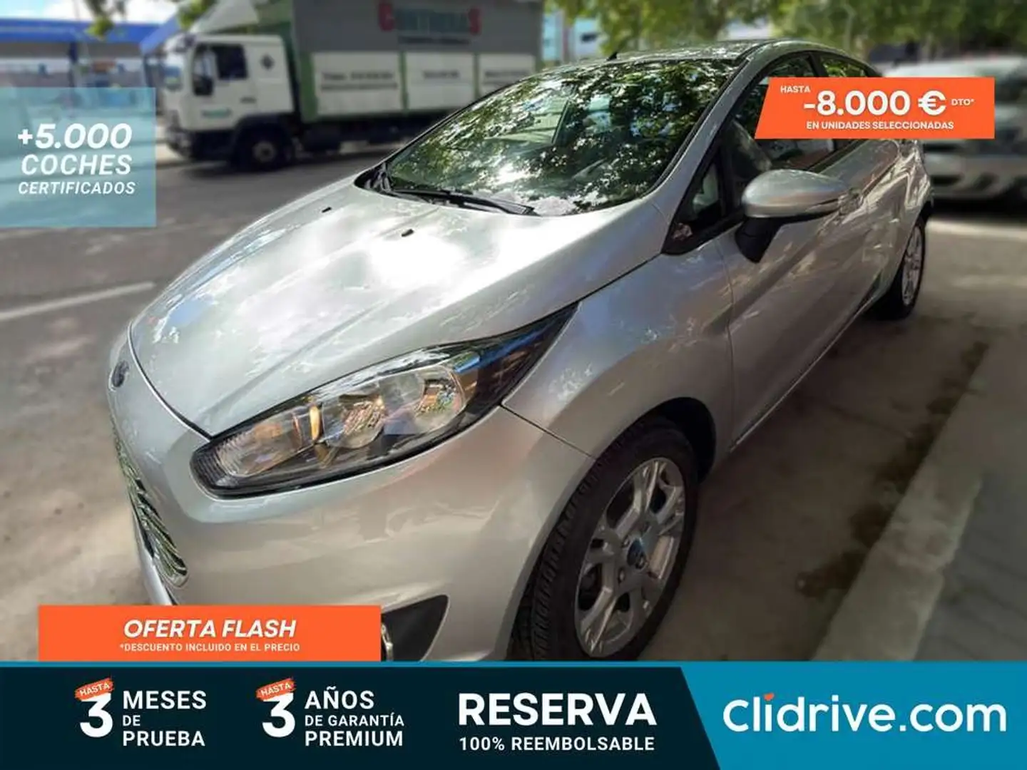 Ford Fiesta 1.25 Duratec 82cv Trend 5p Gris - 1
