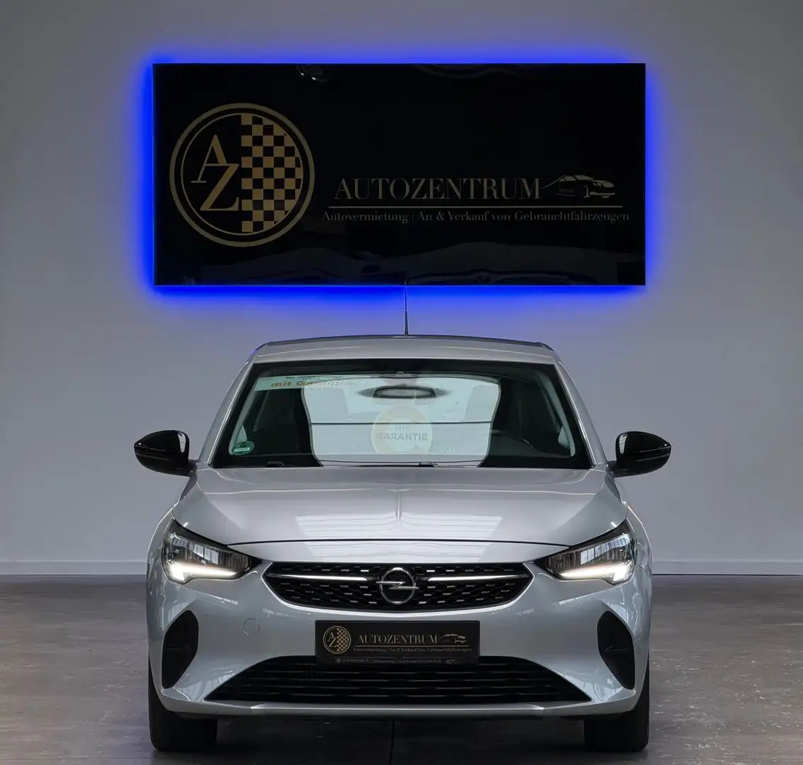 Opel Corsa F Edition1.5d*GARANTIE*LED*T-LEDER*NAVI*1H Zilver - 2