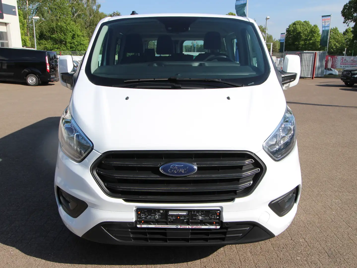 Ford Transit Custom 2.0 EcoBlue 320 L2 Trend 9-SITZER Biały - 1