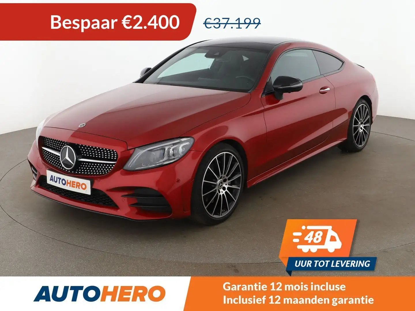Mercedes-Benz C 180 C 180 AMG Line Rood - 1