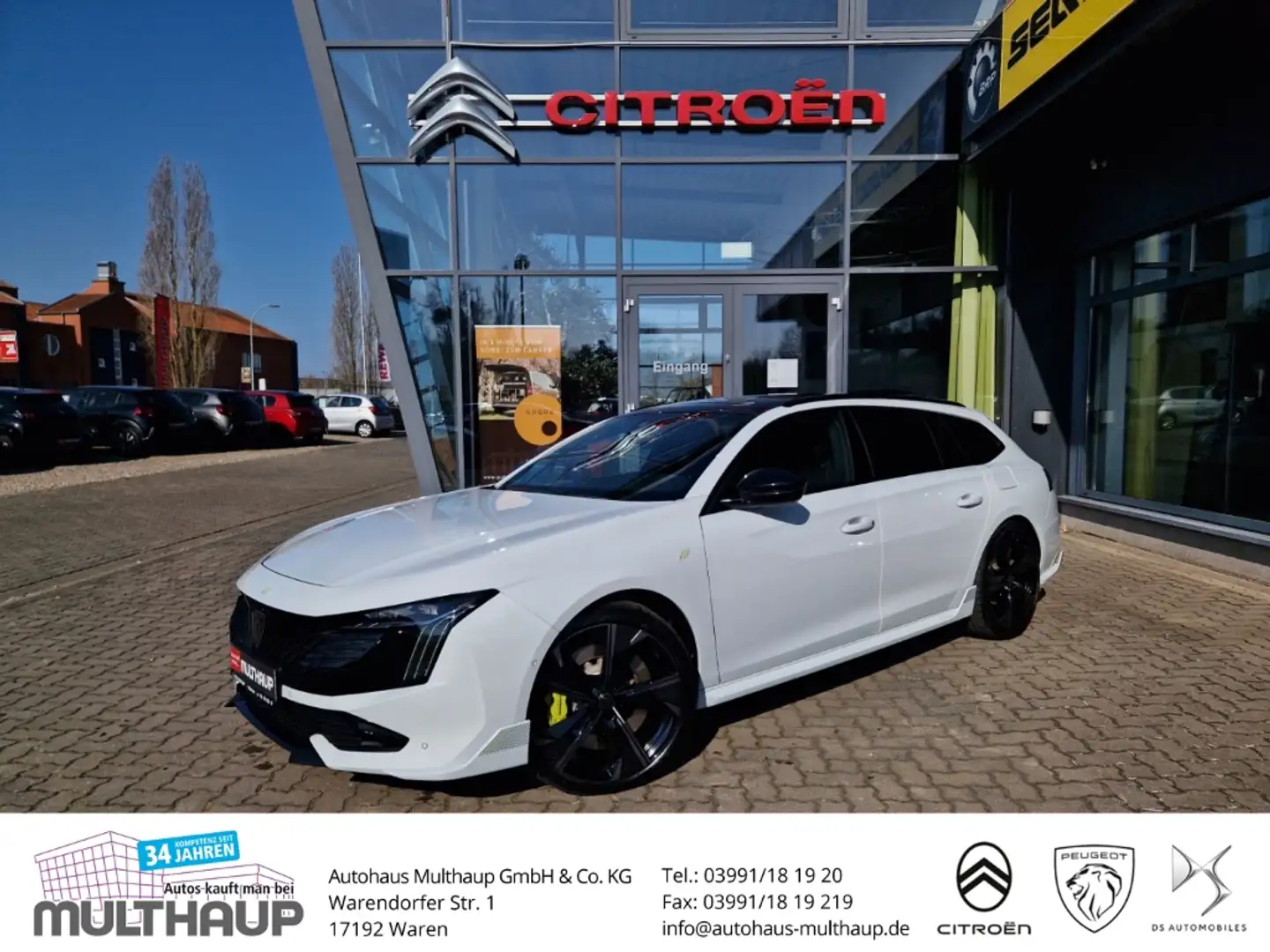 Peugeot 508 SW PSE Hybrid4 360 Plug-In StandHZG ACC LED Weiß - 1