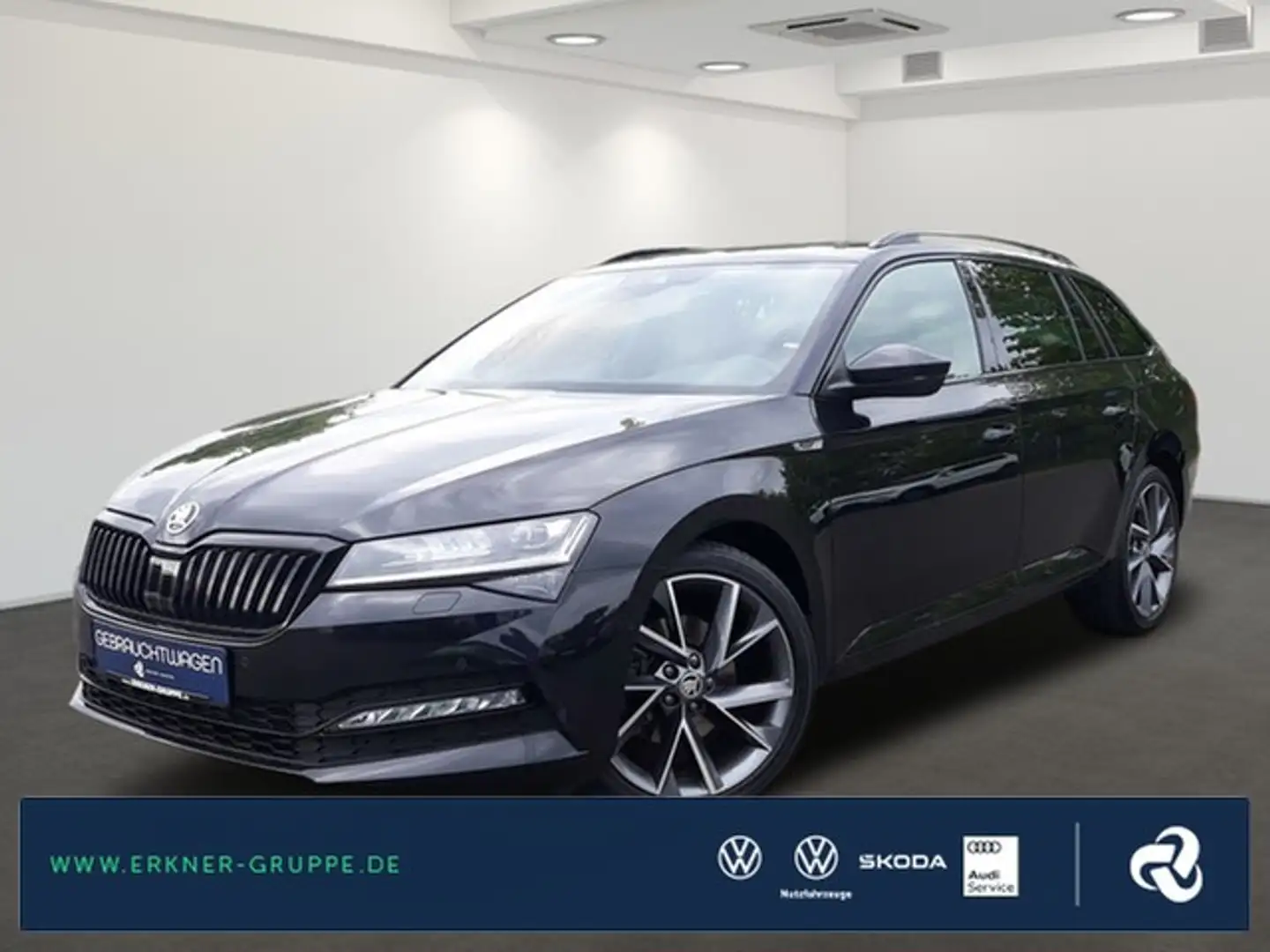Skoda Superb Combi 2.0 TDI 4x4 DSG Sportline PANORAMA+LED+NAVI Noir - 1