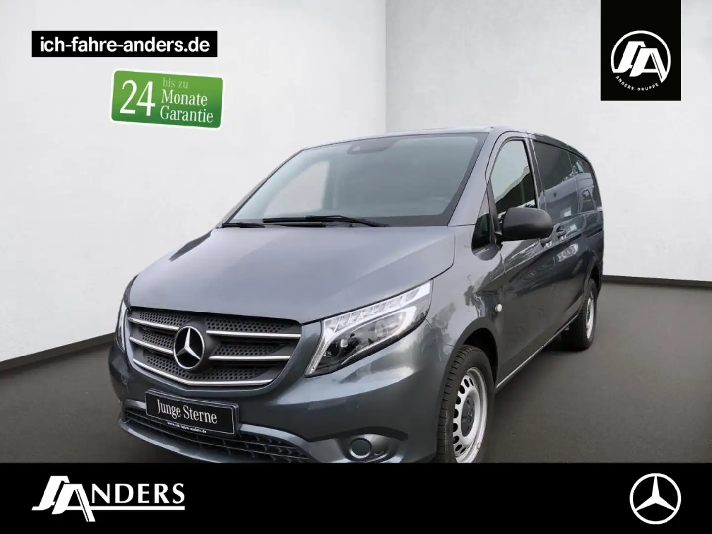 Mercedes-Benz Vito 119 Kasten Allrad Autom*LED*AHK-2,5t*Rückfk Grau - 1