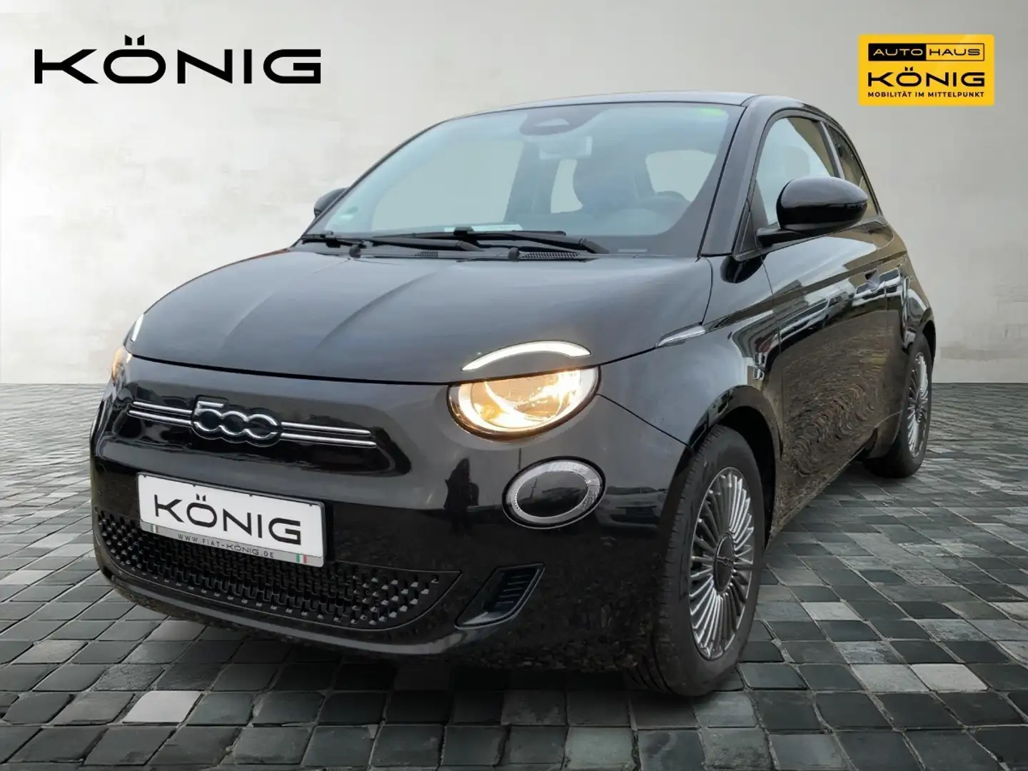 Fiat 500e Automatik, Carplay Schwarz - 1