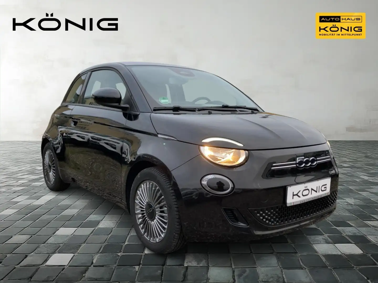 Fiat 500e Automatik, Carplay Schwarz - 2