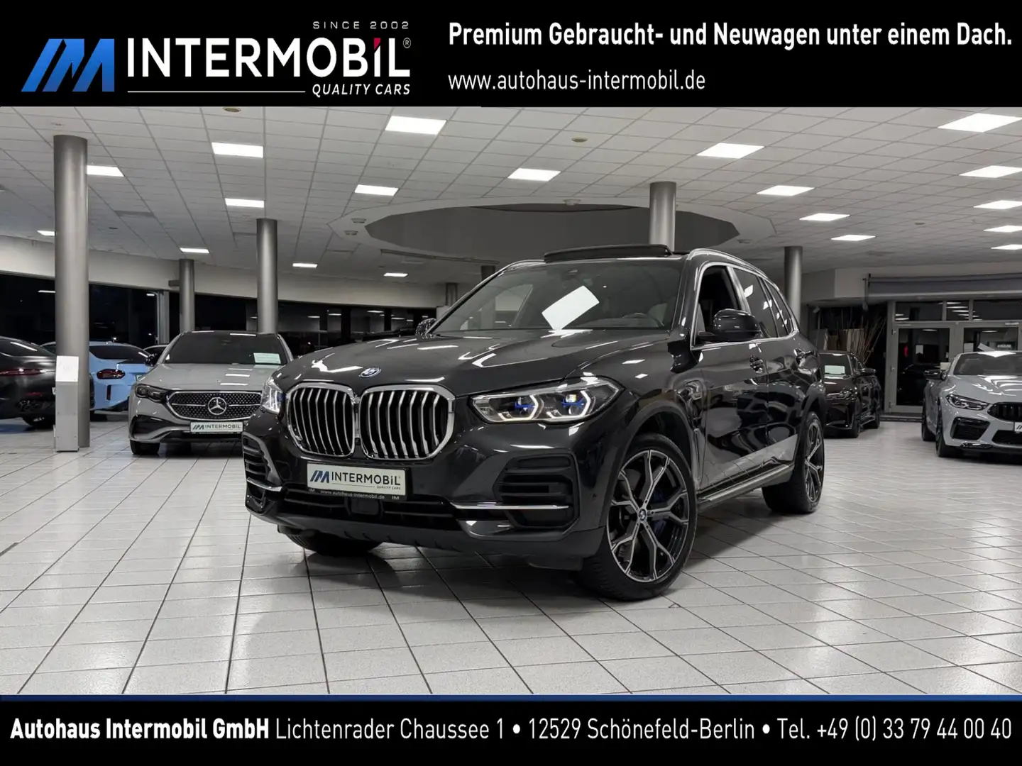 BMW X5 xDrive45e*LASER*PANO*LUFT*H-K*HUD*SOFT*360° Grigio - 1