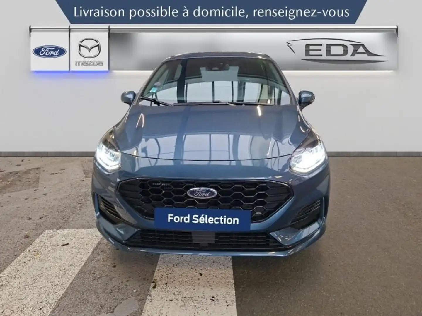 Ford Fiesta 1.0 Flexifuel 95ch ST-Line 5p Bleu - 2