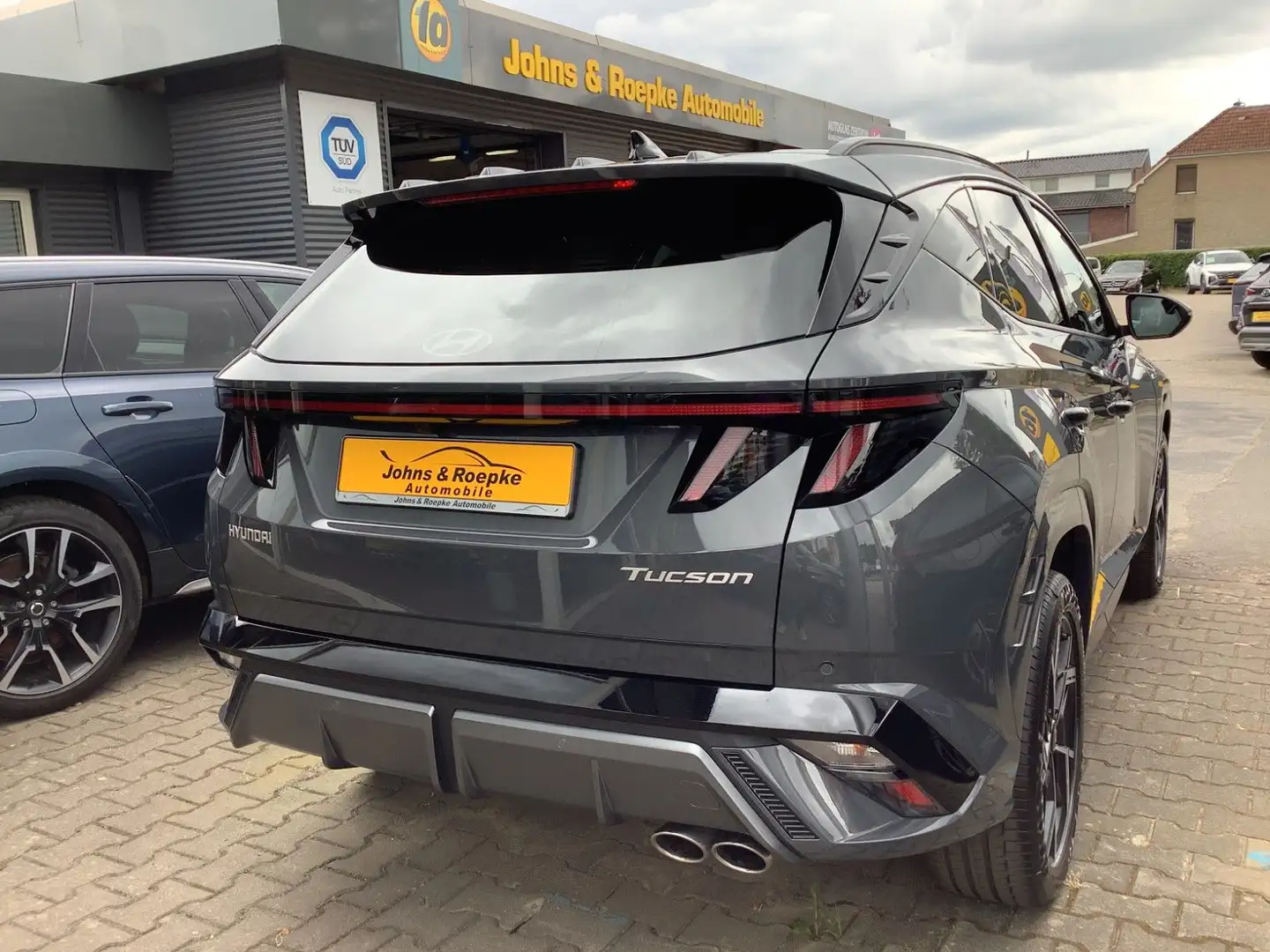 Hyundai TUCSON 1.6 T-GDI N Line Automatik / NAVI Gris - 2