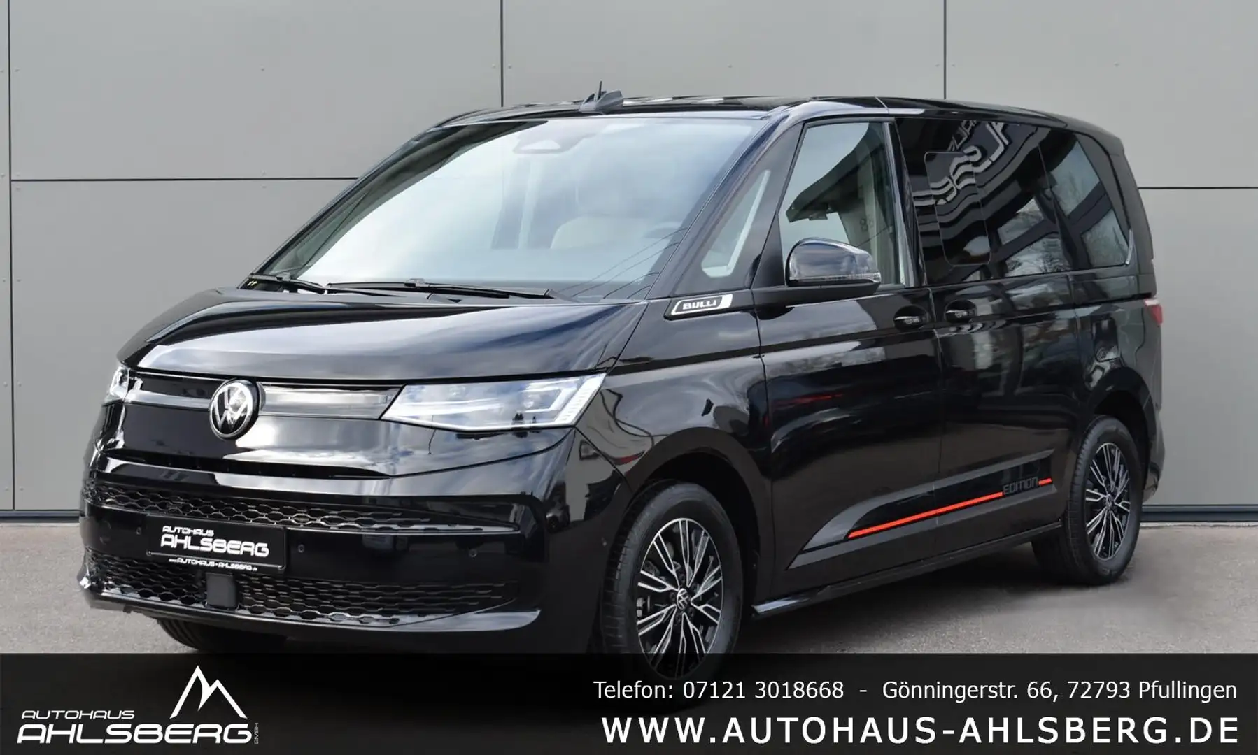 Volkswagen T7 Multivan T7 BUSIN./eHYB/4MOTION/IQ.LED/ 0,5%/BULLI/FAMILY-P Czarny - 1