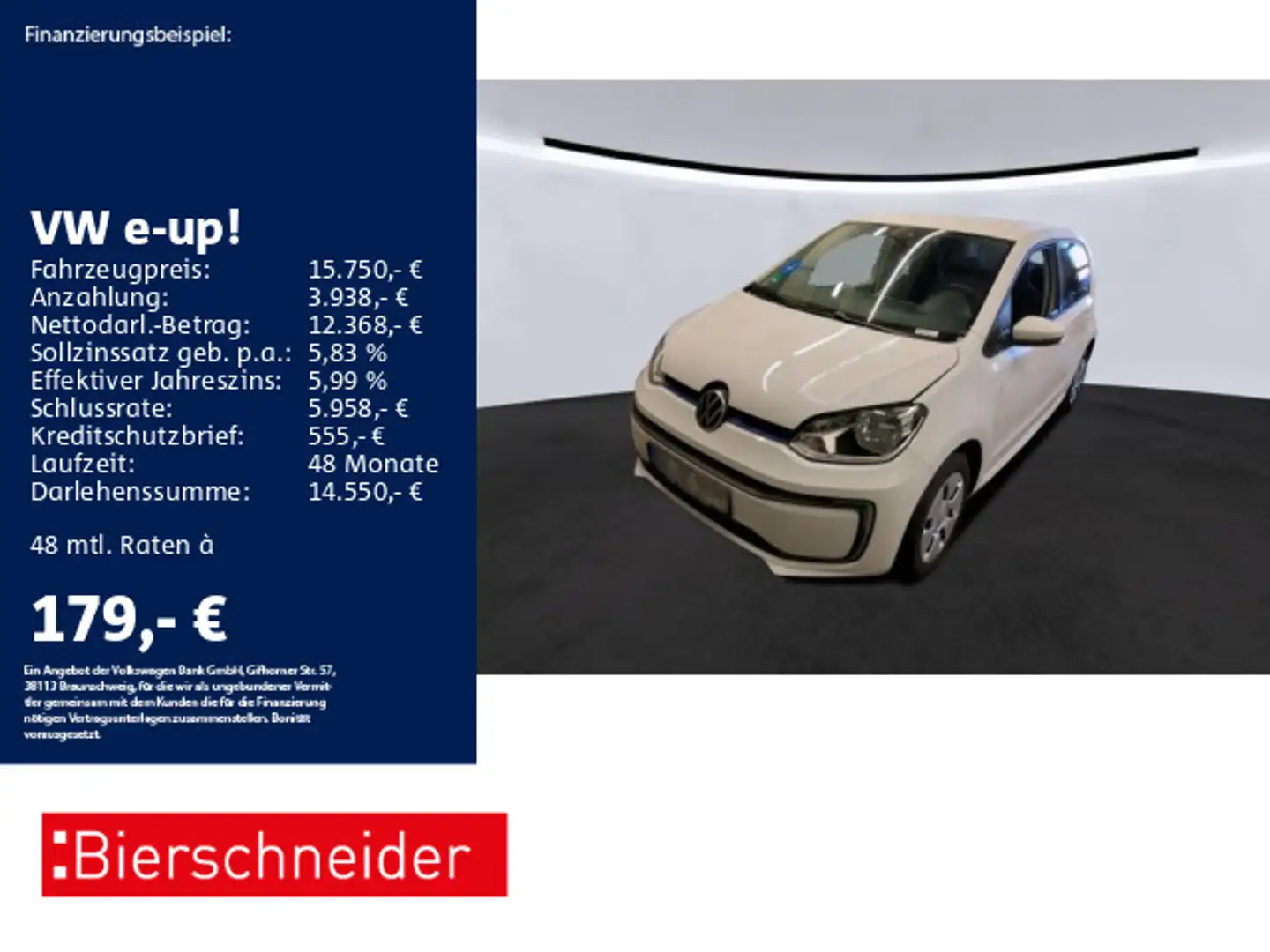 Volkswagen e-up! Active CCS ALU SHZ CAM GRA Weiß - 1