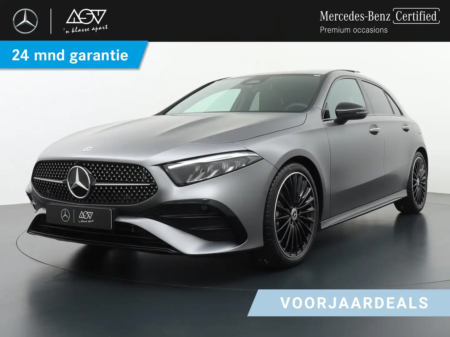Mercedes-Benz A 180 AMG Line | Panorama - Schuifdak | DAB+ Radio | Nig Grijs - 1