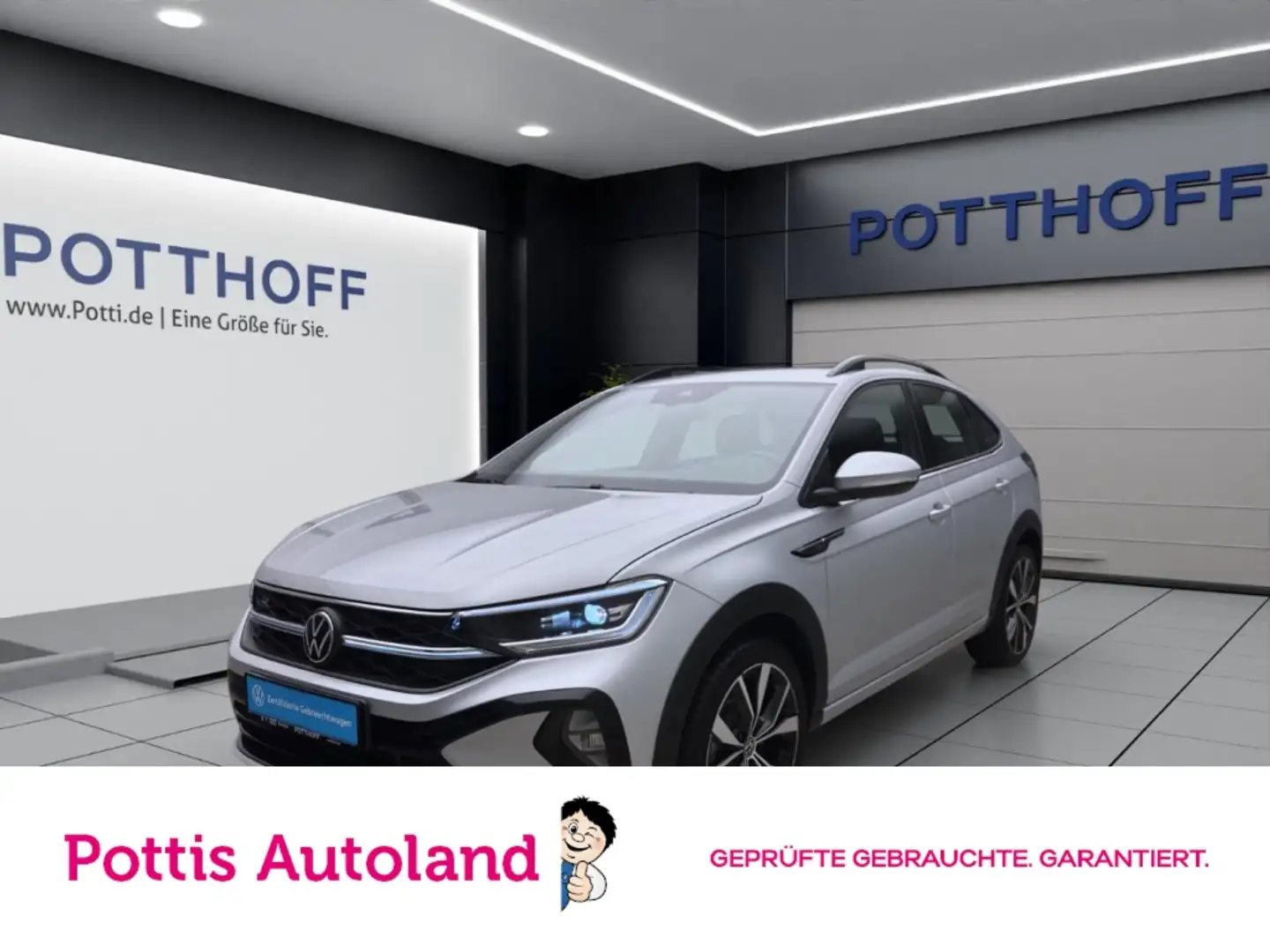 Volkswagen Taigo 1.5 TSI DSG R-LINE IQ.LIGHT ACC SITZHZG Silber - 1