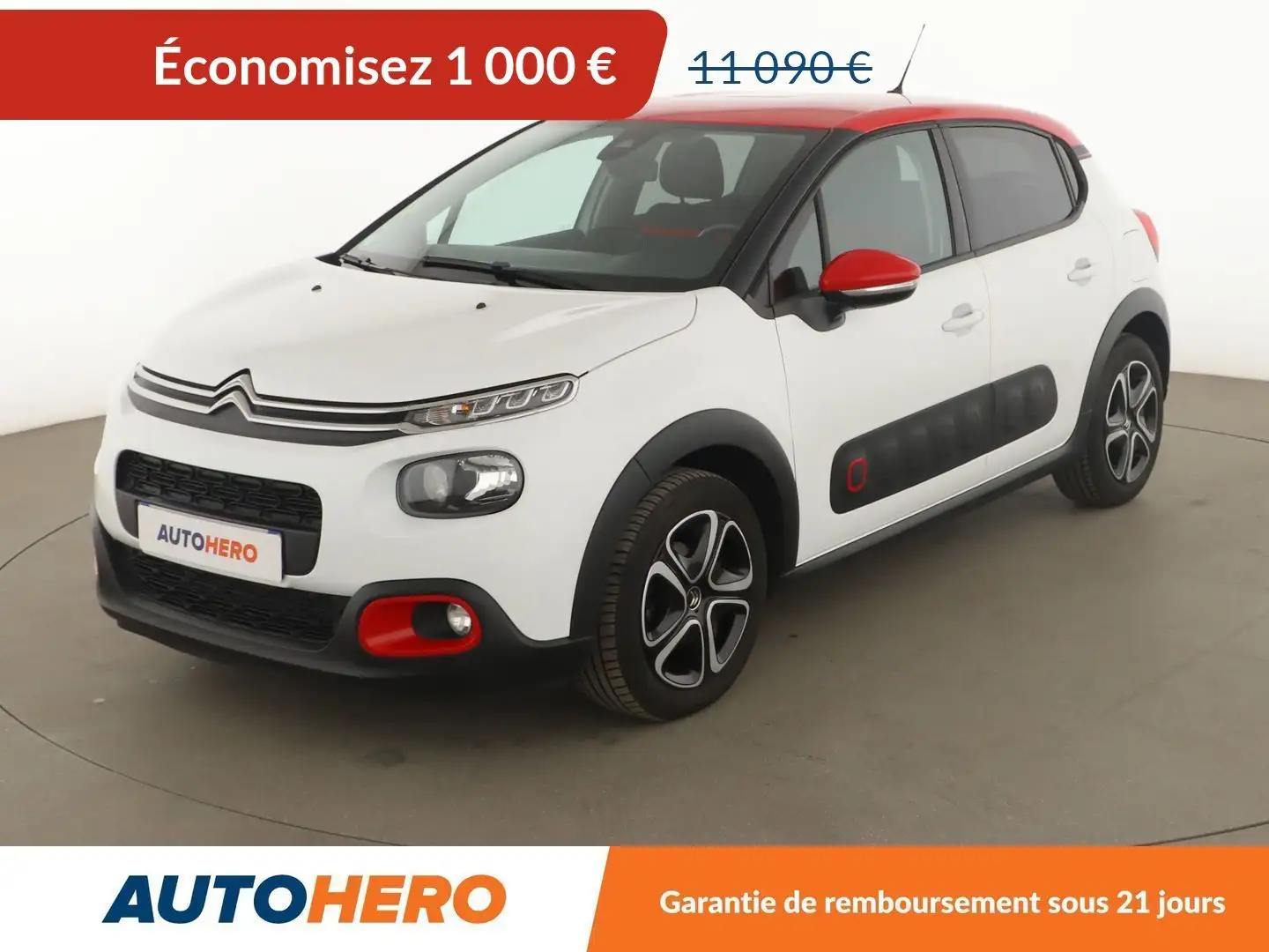 Citroen C3 1.5 Blue-HDi Shine BV6 Blanc - 1